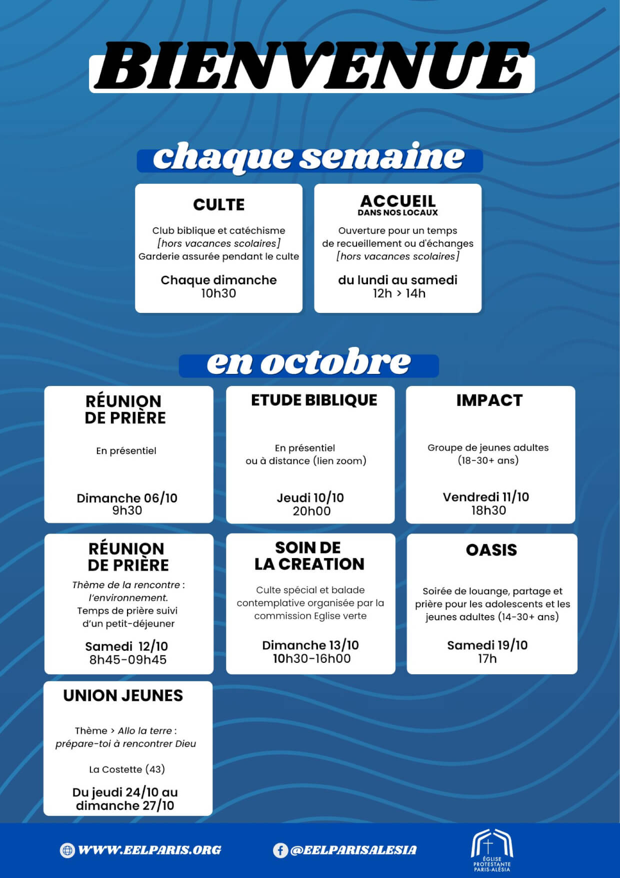 Octobre 2024 - Activités