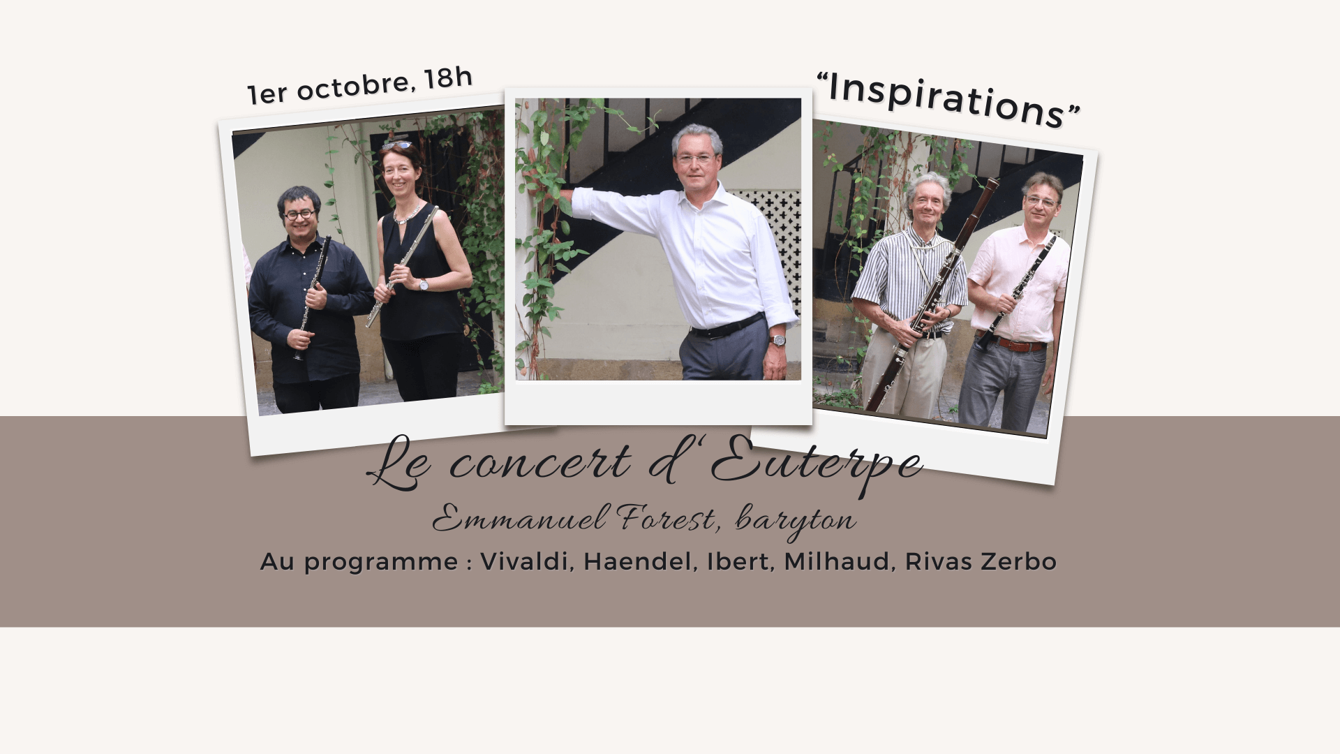 Le concert d'Euterpe : Inspirations
