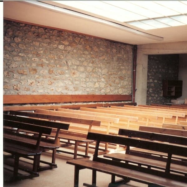 Charpente La verrière et la salle avant les travaux