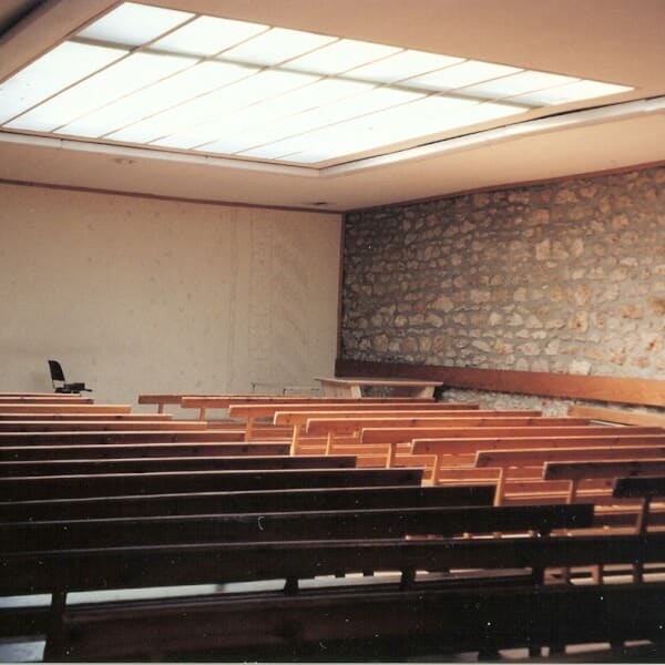 Charpente La verrière et la salle avant les travaux