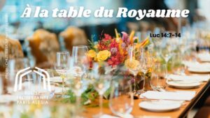 à la table royale