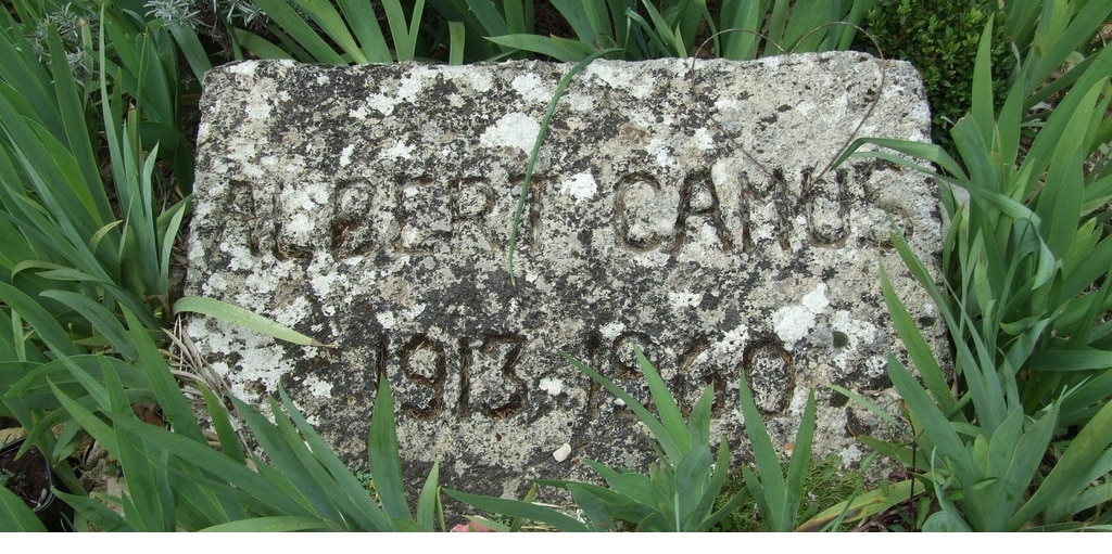 Tombe dAlbert Camus à Lourmarin (Vaucluse)