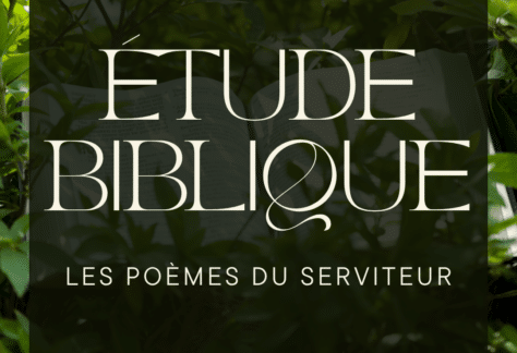 Etude biblique poèmes du serviteur (1)